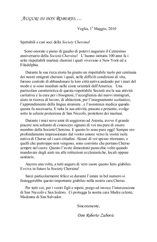 Auguri di Don Roberto